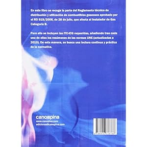 Normativa para instalador de gas categoría B: 5ª edición