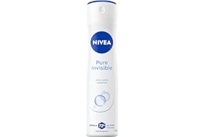 NIVEA Deodorante Spray Pure Invisibile 6 x 150 ml, Deodorante donna per una protezione 72h invisibile, Deo spray antitraspirante senza alcool, Non lascia residui sulla pelle e i vestiti