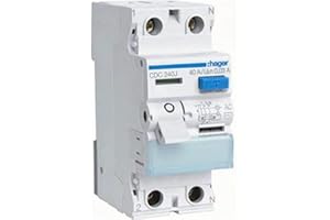 Hager Disjoncteur différentiel RCD FI 2 Broches CDC240J