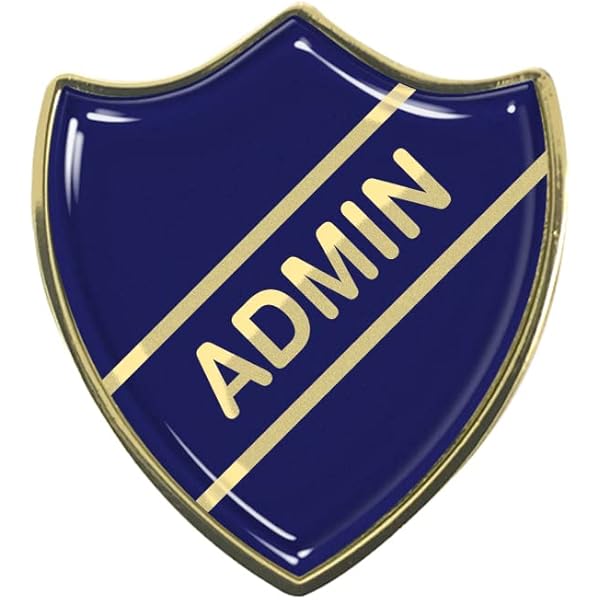 Capricornone Rights Knights Gel Domed Blue School Shield Badge