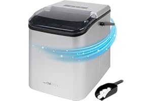 Clatronic EWB 3785 Machine à glaçon portable 12 kg/24h 105 W Noir, Argent