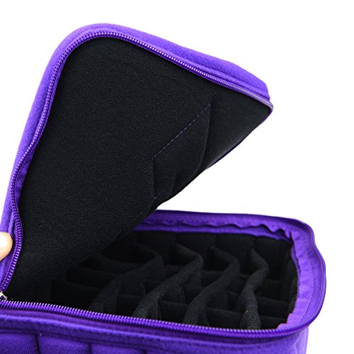 DCCN Aromatherapie Ätherische Öle Aufbewahrungstasche 30 Flaschen Tasche Duftöl Reise Tragetasche für 5ml 10ml 15ml Flaschen - 7