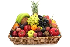 EXPRESS4FRUITS Premium Fruit Basket - Fruit Gift Baskets and Gift Hampers with Next Day UK delivery with Personal Message Attached