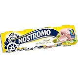 Nostromo - Tonno all'olio di oliva, 4 lattine da 70gr. Fonte di proteine, senza conservanti