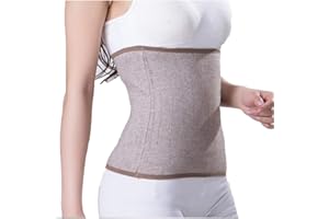 ITODA Unisexe Ceinture Lombaire en Cachemire Ceinture de Soutien Lombaire Reins Chaud Ceinture Abdominale Maintien élastique Respirant