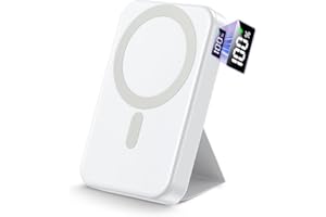 Gxorul Power Bank, Magnetische Powerbank 12000mAh,PD 22.5W Schnellladung Kabellose Powerbank mit USB-C-Eingänge＆Ausgang und LED-Display für iPhone 15/14/13/12/Pro/Pro Max Serie