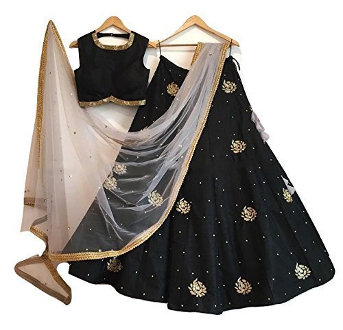 Morang Womens Georgette Black Color Heavy Bridal Wedding Lehenga Choli RS.649 (91.00% Off) - Amazon Morang Womens Georgette Black Color Heavy Bridal Wedding Lehenga Choli RS.649 (91.00% Off) - Amazon