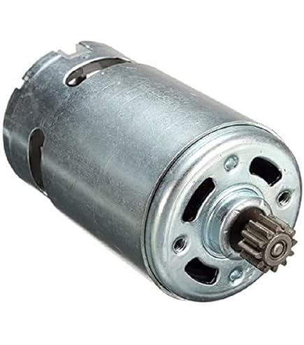 Moteur RS550 11 Dents - Pour Perceuse, Tournevis, Scie à Chaîne, Jouets - Tensions 7.2V à 24V