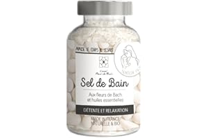 CONSEIL FLEUR DE BACH Sel de bain aux fleurs de Bach et aux Huiles essentielles BIO -Détente et Relaxation- Retrouvez le plaisir du bain pour vous et vos enfants