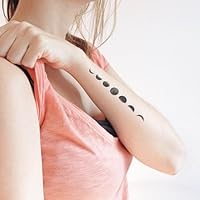 Mond-Phase - 2 Temporäres tattoos