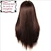 Royalvirgin Training Head For Hairdressers Mannequin Head With Hair Brown Color Dummy Hair Mannequins For Sale Mannequin Head With Makeup