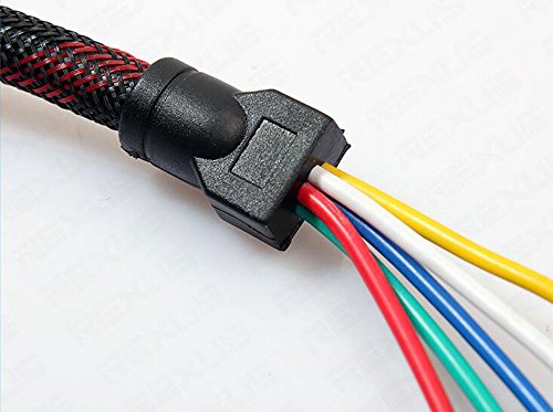 JOMOQ 5 Feet HDMI Stecker auf 3RCA / 5RCA Video Audio AV Konverter Adapterkabel für HDTV DVD und die meisten LCD Projektoren [funktioniert nicht für PS4 PS3 und ältere Modelle] (5RCA) - 4