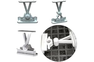 VALDERN Viva - Tope de retención de puerta para caravana, estática, móvil, autocaravana, con muelles de acero inoxidable