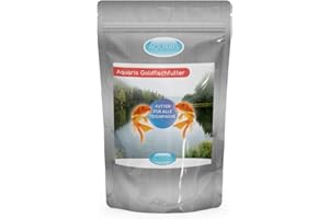 AQUARIS Mangime per pesci rossi – Mangime completo premium da laghetto, shubunkin e altri pesci dai colori intensi 500 g / 3 mm