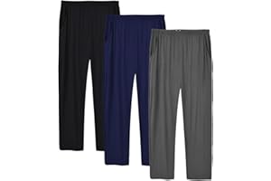 MoFiz Hombre Pantalones de Pijama Suave Modal Pantalón Largo y Corto Shorts