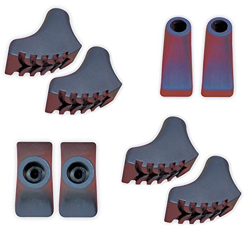 8 Stück Nordic Walking Pads Trekking Universalpads Gummipuffer zum Aufstecken 4 Paar 8 Stück Nordic Walking Pads Trekking Universalpads Gummipuffer zum Aufstecken 4 Paar