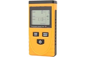 AIM TOOLS KATSU Detector de Radiación Electromagnética Digital, 2 en 1 Pantalla LCD de Mano Detector EMF Medidor de Dosímetro Contador para Probar Campo Eléctrico y Radiación de Campo Magnético