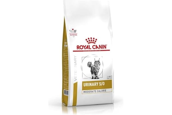 Royal Canin Veterinary Urinary S/O Moderate Calorie | 3,5 kg | Alimentation sèche pour Chats | Pour le Soutien des Cristaux de Struvite | Teneur énergétique modérée