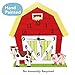 Fantasy Fields - Happy Farm Animals themed Kids Wall Clock Best for Nursery Room Decor |  Hand Painted Details | Child Friendly Water-based Paint
