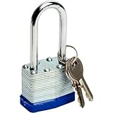 40 mm Long Shackle Steel Padlock Bell Lock With 2 Keys