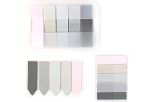 ISOI 300Pcs Sticky Labels,Colorful Post Notes Tabs,Morandi Sticky Index Tabs Annotation Kit,Annotation Tabs Book Accessories for Annotating Books,Document Classification,Note Highlighting and Page Marking