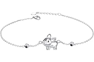 Flyow (Health and Longevity) Heart Anklets for Women Girls Teens Sterling Silver Adjustable Seaside Foot Turtle/Frog Animal Ankle Bracelet Jewelry 9 10 Inches Best Birthday Gifts