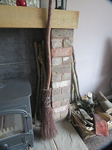 DIY Besom broom, CONSTRUCT YOUR OWN Witches broomstick for sweeping leaves, Full sized