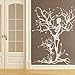 Produktbild mairgwall Baum Wand Aufkleber Tree of Life Wand Grafiken Skelett Aufkleber Schlafzimmer Vinyl, Vinyl, weiß, 60"h x46"w