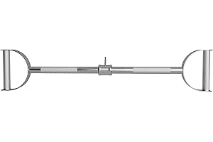 ‎SCSPORTS ScSPORTS® Handles for Gym, Ergonomic, Maximum Load 200 kg, Knurled Grip, Steel, Chrome-Plated, Parallel Handle, Cable Pull Handle, Rowing Handle, Cable Pull, Lat Pull