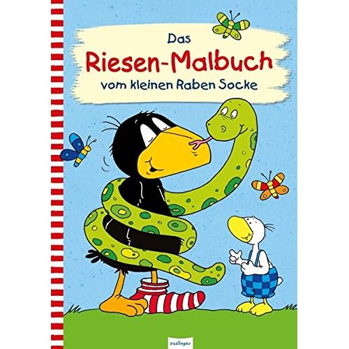 Der kleine Rabe Socke: Das Riesen-Malbuch vom kleinen Raben Socke