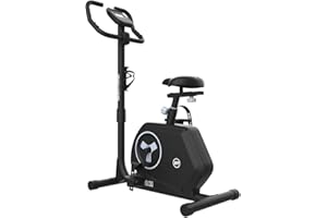 BT BODYTONE Bodytone - Bicicleta Estática Smart - Indoor, Resistencia Magnética, 12 Programas Fitness, 24 niveles de Resistencia, Masa de Inercia de 9 kg, Bluetooth para Zwift y Kinomap, Pantalla LCD - DU30