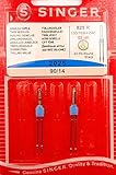 Estado: Nuevo. 2 Original Singer universal Zwilling agujas de coser 2025 grosor 90/14