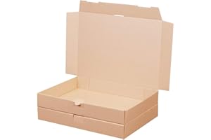 KARTONPLUS 100 Maxibriefkartons 350 x 250 x 50 mm braun DIN A4+ B4 Maxibrief Versandkarton Warensendung Büchersendung