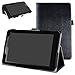 Price comparison product image Huawei MediaPad T3 8 Case,Mama Mouth PU Leather Folio 2-folding Stand Cover with Stylus Holder for 8" Huawei MediaPad T3 Tablet PC,Black