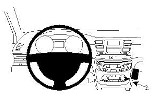 Brodit ProClip 854588 Support de Fixation Noir