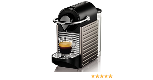 Amazon.de: Krups XN 3005 Nespresso Pixie, 19 bar Thermoblock Heizsystem,  electric titan (Generalüberholt)