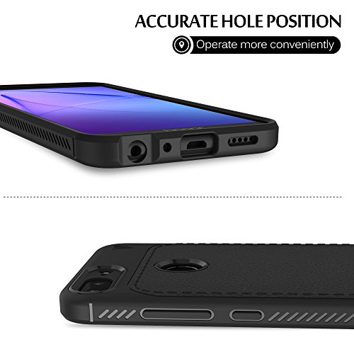 Honor 9 Lite Cover, iBetter Honor 9 Lite custodia,ultra protettiva,Resilient assorbimento,Sento comodo,per Huawei Honor 9 Lite.(Nero)