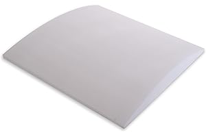 KEYHELM S.R.L. Pannello Fonoassorbente Curve 5cm Verniciato Bianco Opaco - 50x50cm - Pacco da 4(1m²)