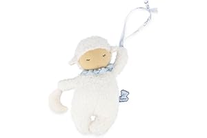Kaloo - Doux Sommeil - Asleep Musical Sheep Plush - Hush Little Baby Lullaby - Travel-Suitable and Helps Baby Fall Asleep - 20 cm - White - 0 Months +, K221005