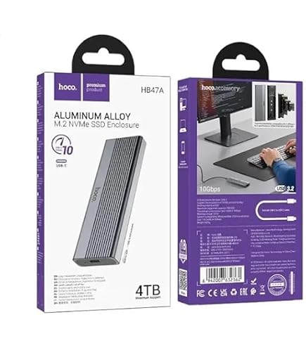 Ugreen 90264 USB-C 3.1 M.2 SATA/NVMe Solid State Drive Enclosure