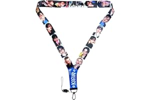 DEFGNOP Cuelga Llaves Cuello K Pop Stray Kids Merch, Mercancía del Nuevo álbum de SKZ, Regalos para Fans (KARMA)