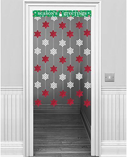 Snowflake Door Curtain - 1.2m Christmas Decoration