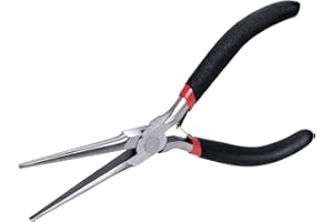 ATENNY Long Nose Pliers Small Needle Nose Pliers Mini Jewelry Pliers Jewellery Making Tools Chain Nose Plier for Jewelry Making and Repair, Wire Bending Gripping Tools