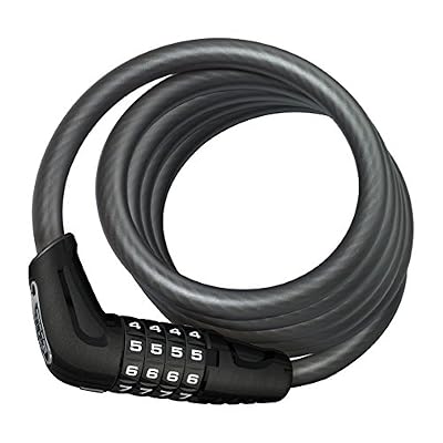 ABUS Numero 5510/SCMU Antivol Vélo à combinaison + support universel Noir 180 cm