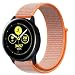 Produktbild Mumuj Magic Nylon Armband für Samsung Watch Smart Watch Armband, Leder Uhrenarmband Anpassbare Bequemen Ersatz Armbänder mit Edelstahl Schnalle (D)