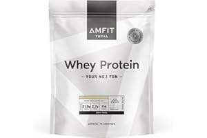 ‎AMFIT NUTRITION Amazon-Marke: Amfit Nutrition TOTAL Whey Protein Pulver, Geschmacksrichtung: Vanille-Eis, 75 portions, 2.27 kg (1er Pack)