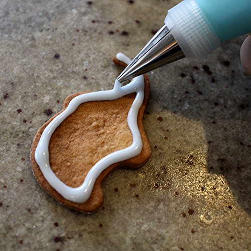 Koch- Backset 23 Spritzbeuteldüsen zur Tortendekoration, Zuckerguss, Glasur, Canapés von Kurtzy TM - 8