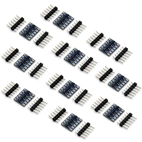 10pcs iic i2c logic level converter bi-directional module 5v 3.3v level converter adapter for arduino