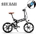 Produktbild eBike_RICHBIT Aktualisiert 730 E-Bike, E-Fahrrad, Elektrofahrrad, Faltrad Fahrrad, Stadtrad, Citybike, Unisex, Herren, Damen (Grau)