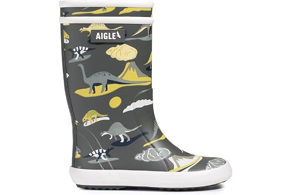 Aigle LOLLY POP PLAY2 Bottes imperméables Imprimé pour Enfant | Tige souple et confortable, doublure résistante | Bande réfléchissante sur le talon |Semelle adhérente